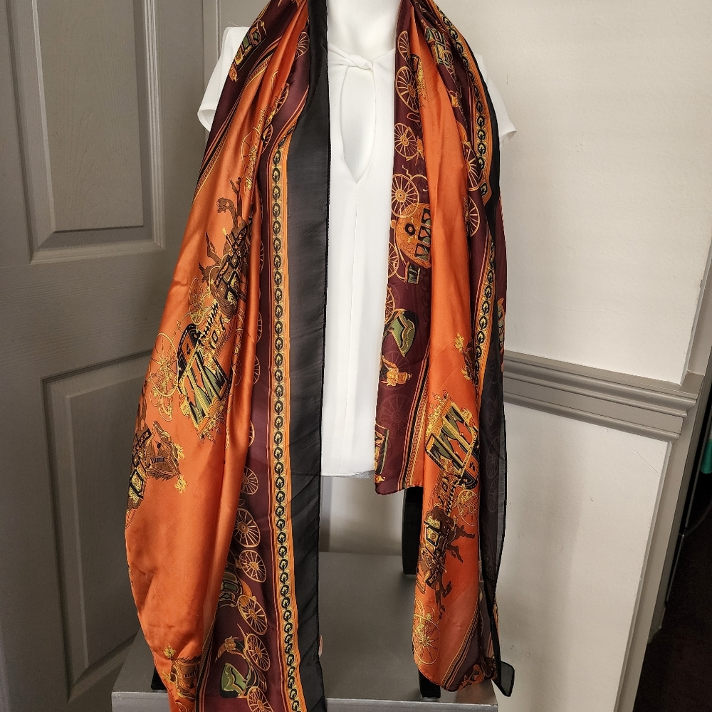 Hermès silk scarf